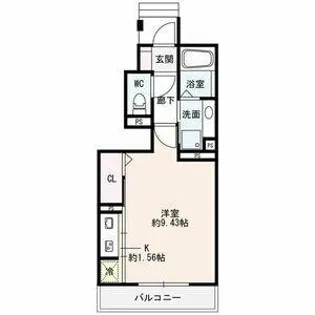 Shalom芦池【1階】の間取り