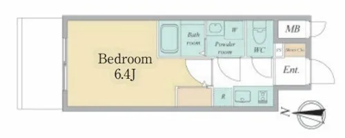 エスリードレジデンス大阪谷町ザ・マークス【3階】の間取り