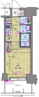 プレサンス福島ミッドエル【2階】の間取り