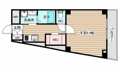 グランデュオM海老江【4階】の間取り