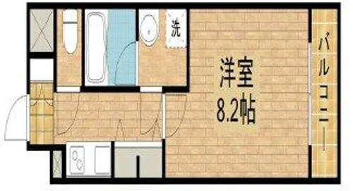 エイペックス梅田東【902号室】の間取り