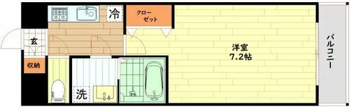 S-RESIDENCE大和田aline【9階】の間取り