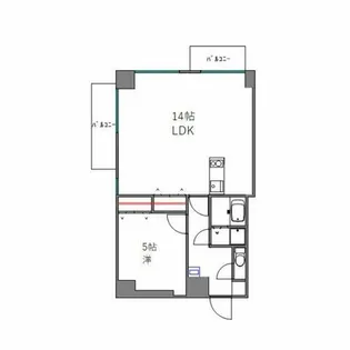 SLR吹上【401号室】の間取り