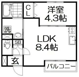 アート池田南町【1階】の間取り