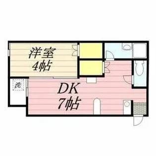 ウィング21大橋ビル【8階】の間取り