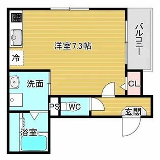 サンメイプル庄内【3階】の間取り