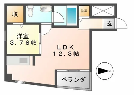 シャトーアンドホテル名駅南Ⅱ(Chateau&Hotel【1002号室】の間取り