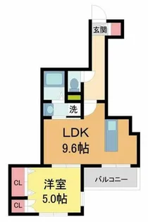 Granate西宮【302号室】の間取り