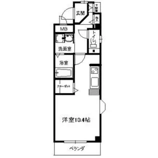 ル・パサージュⅡ【2階】の間取り