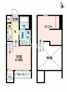 福岡県福岡市南区高木2丁目【アパート】の間取り