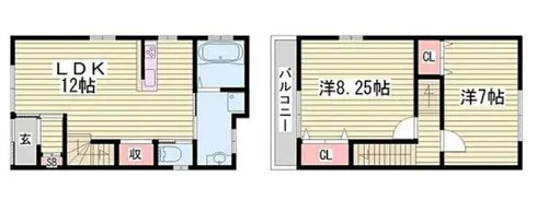 兵庫県姫路市増位本町1丁目【一戸建】の間取り