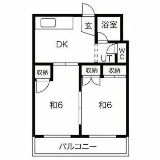 安城第24東海ビル【202号室】の間取り
