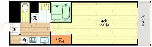 IF西梅田【5階】の間取り