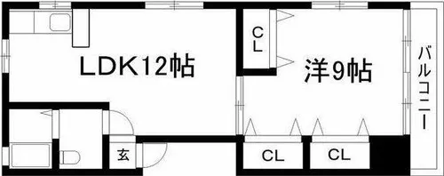 カモットイーズ【2階】の間取り