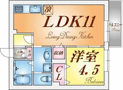 タウンコート大同【2階】の間取り