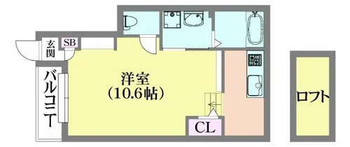 あんしん 前原町【1階】の間取り