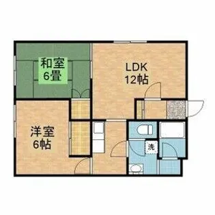 シティプラザ714【3階】の間取り
