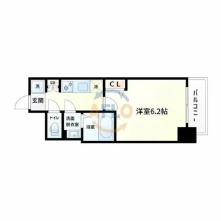 Alivis福島海老江(旧 フォーリアライズ福島ルノン)【10階】の間取り