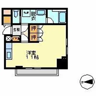 カスタリア栄【13階】の間取り