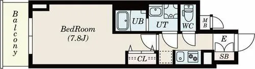 S-RESIDENCE東別院【14階】の間取り