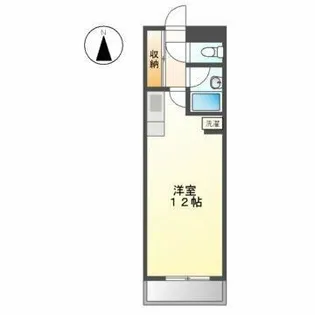 アクセス高辻【6階】の間取り