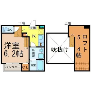 カサベランサ【201号室】の間取り