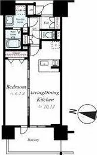 プレサンス丸の内リラティ【11階】の間取り