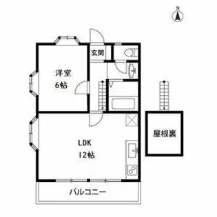 カメリア【1階】の間取り