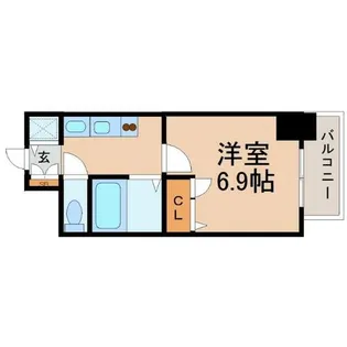 プレサンスSAKAEリバースタイル【12階】の間取り