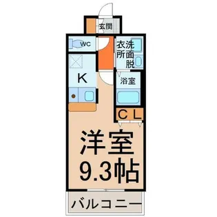 ライジングコート名古屋駅南【8階】の間取り