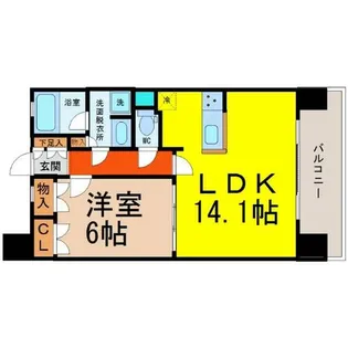 KAMIMAEZU RISE(上前津ライズ)【4階】の間取り