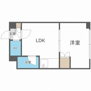 サニープレイス北21東12【2階】の間取り