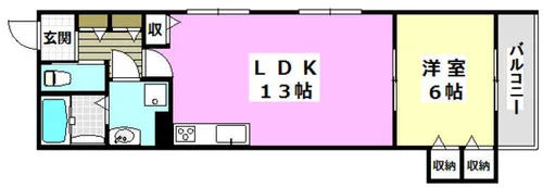 クリエオーレ太田1【2階】の間取り
