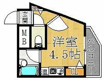 東大阪レヂデンス【2階】の間取り