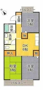 グランディール藤沢台【1階】の間取り