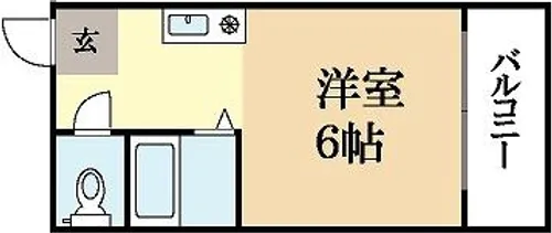 ドルフ広野【2階】の間取り