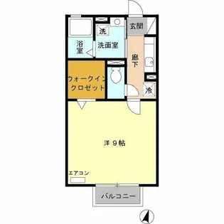 レセンテ一宮【2階】の間取り