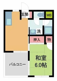 パサージュ北青木【2階】の間取り
