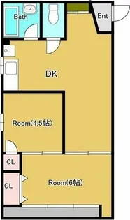 MIYAKO DORI bldg【4階】の間取り