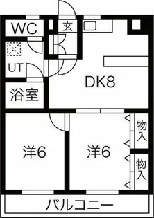 ガーデンコート新栄【9階】の間取り