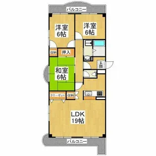 フォレストコート高尾【1階】の間取り