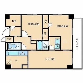 KDX堺筋本町レジデンス【14階】の間取り