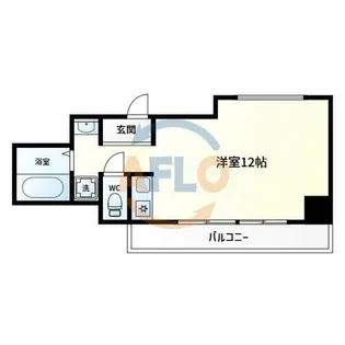クレアジオーネ中之島西【1階】の間取り