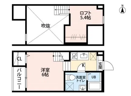 アヴニール・モンテ【1階】の間取り