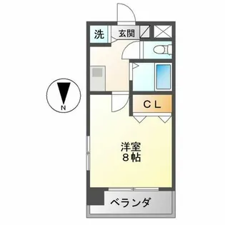 LUMINOUS TSURUMAKOEN【7階】の間取り