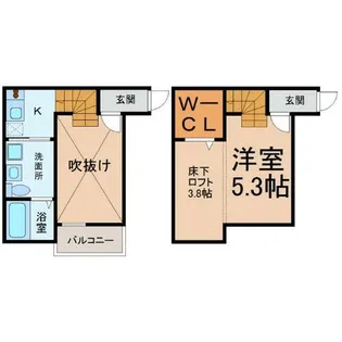 熱田スカイタワー31F【2階】の間取り