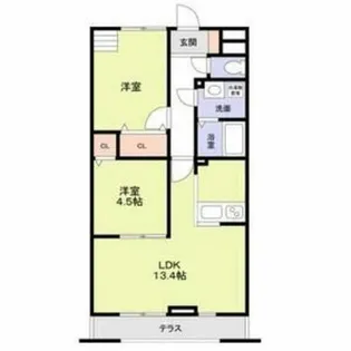 大阪府門真市打越町【アパート】の間取り