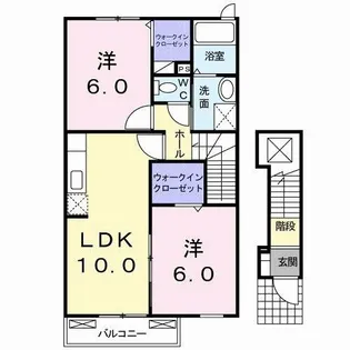 ローレル コルソ 21【2階】の間取り