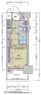 プレサンス上前津ディアシス【8階】の間取り