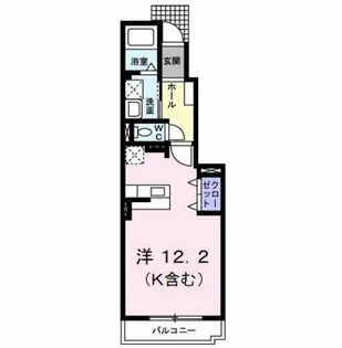 プラスパーA【1階】の間取り